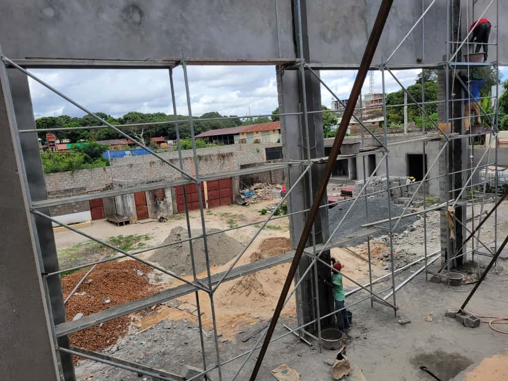 Scaffolding construction